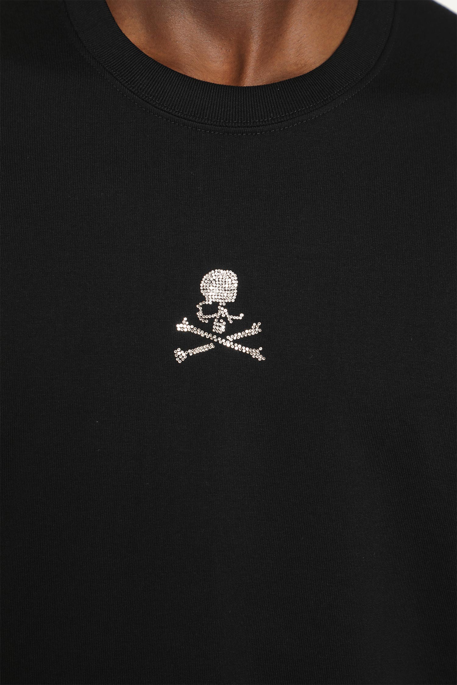 MASTERMIND WORLD Rhinestone Cotton T-Shirt man