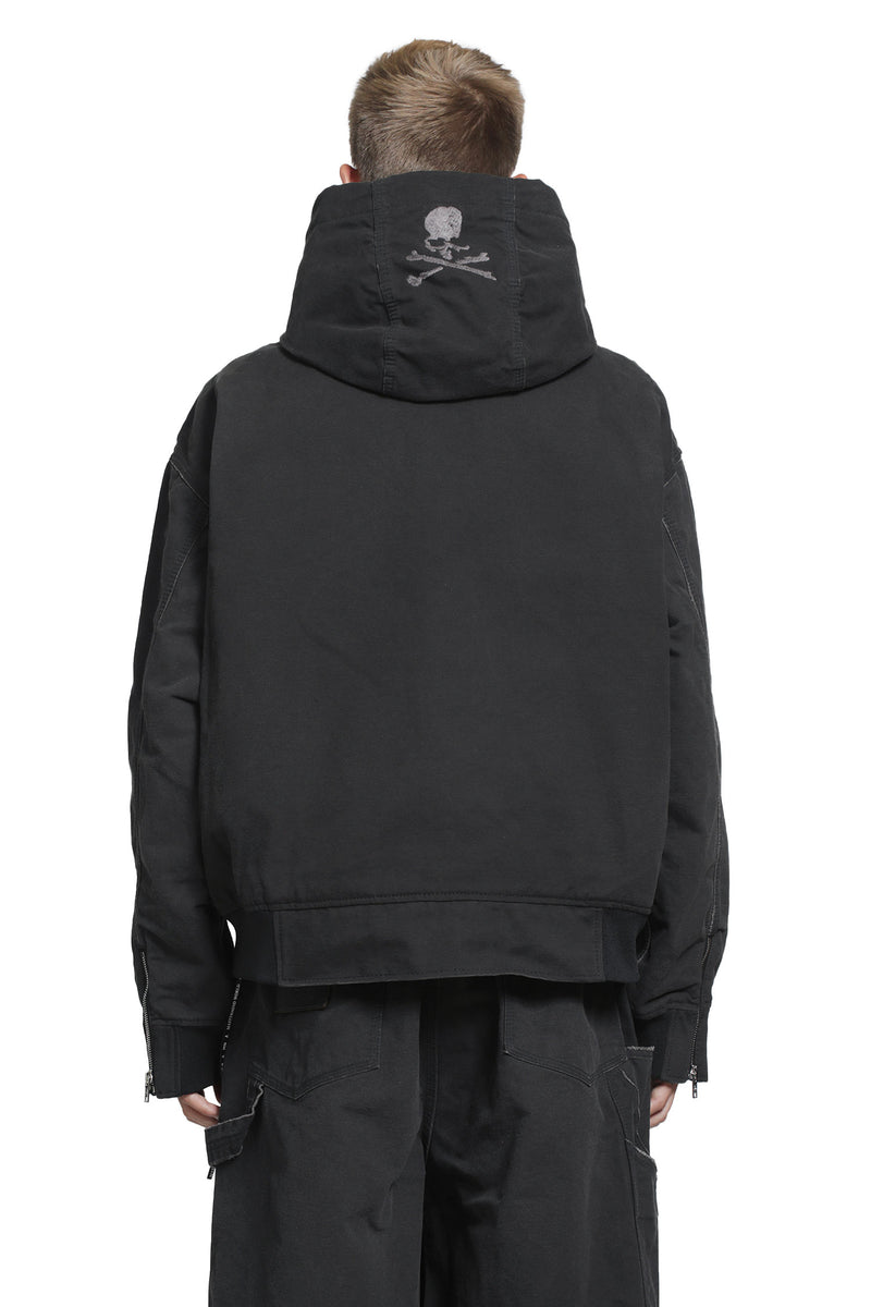 MASTERMIND WORLD Stonewashed Hooded Work Jacket man