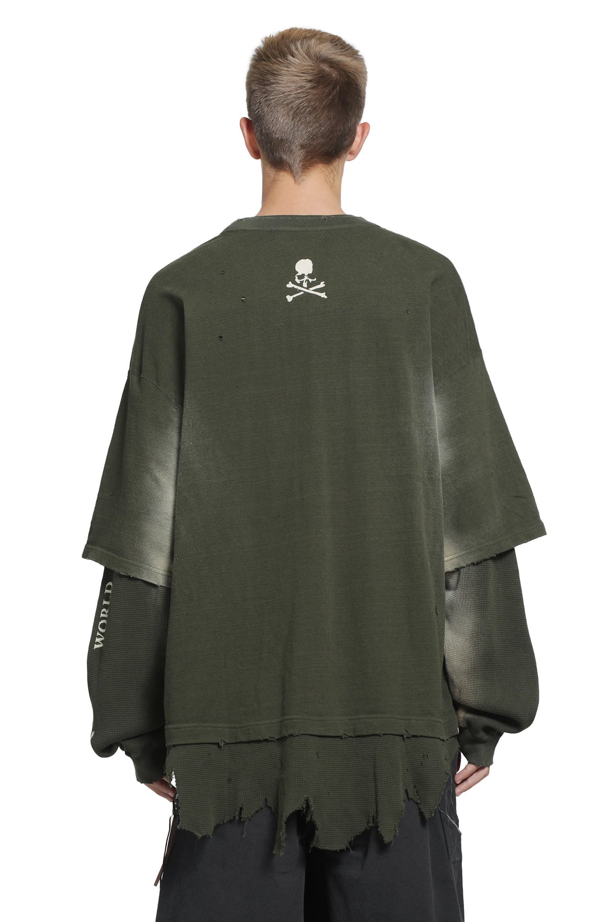 MASTERMIND WORLD OG Vintage Layered LS Tee man