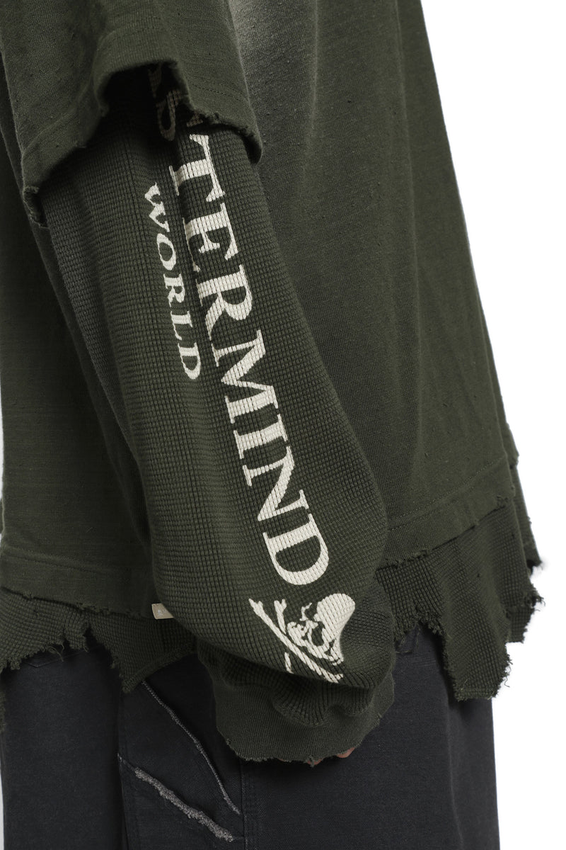 MASTERMIND WORLD OG Vintage Layered LS Tee man