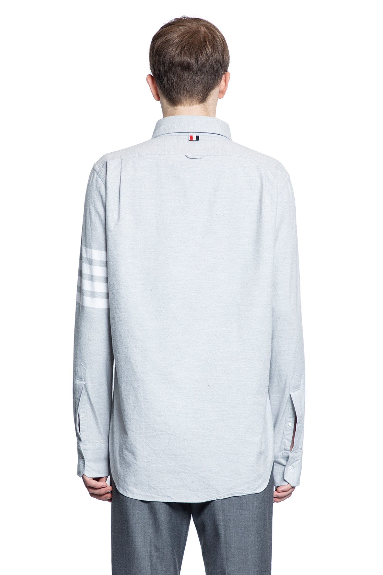 THOM BROWNE MAN GREY SHIRTS