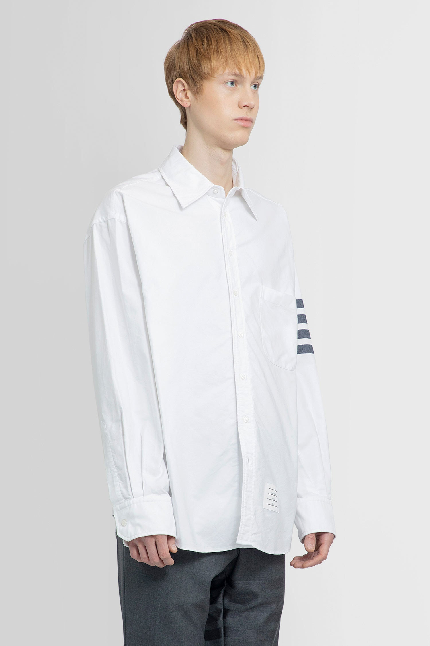 THOM BROWNE MAN WHITE SHORTS
