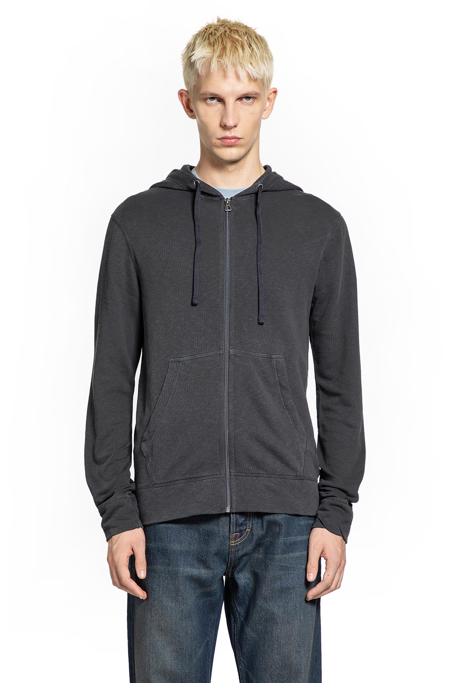 Vintage French Terry Zip Up Hoodie