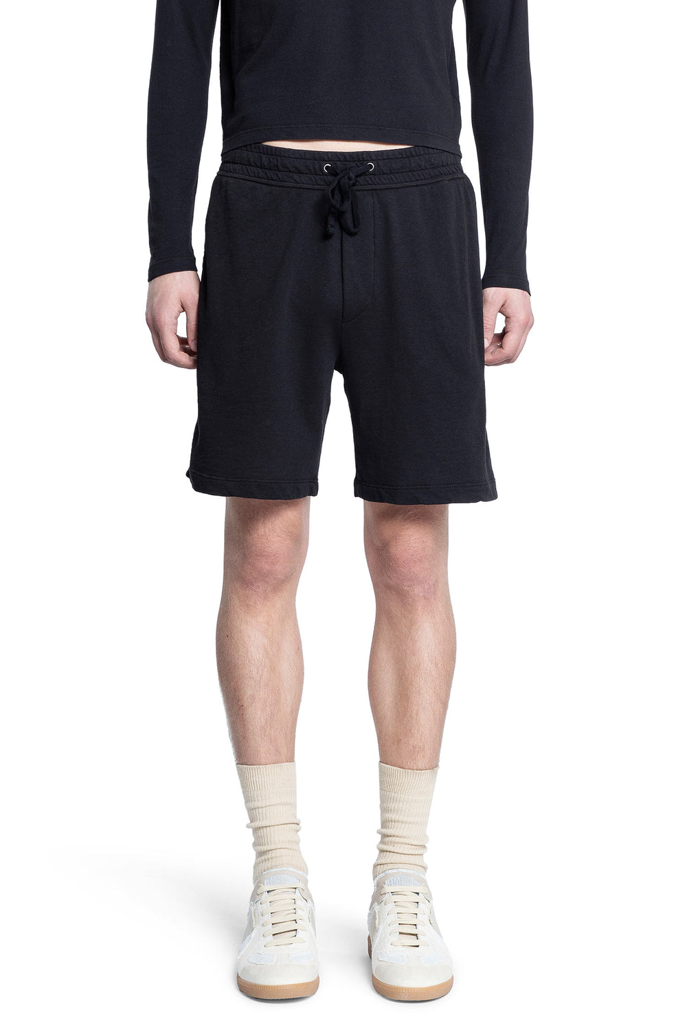 JAMES PERSE MAN BLACK SHORTS & SKIRTS