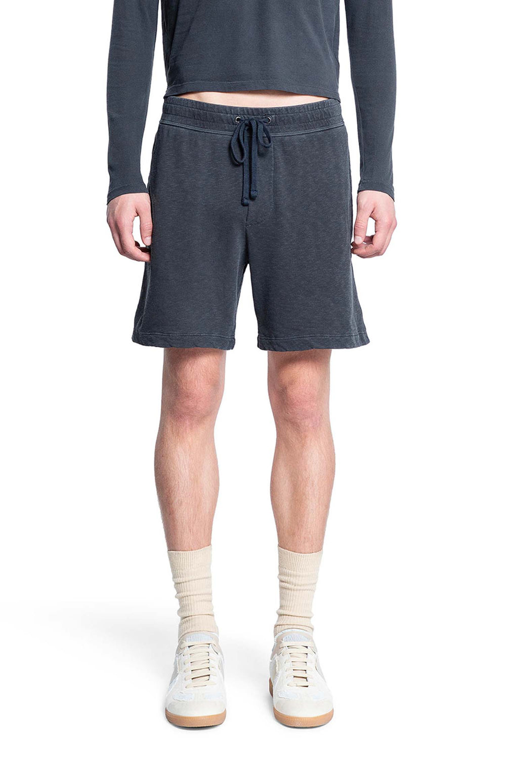 JAMES PERSE MAN GREY SHORTS & SKIRTS