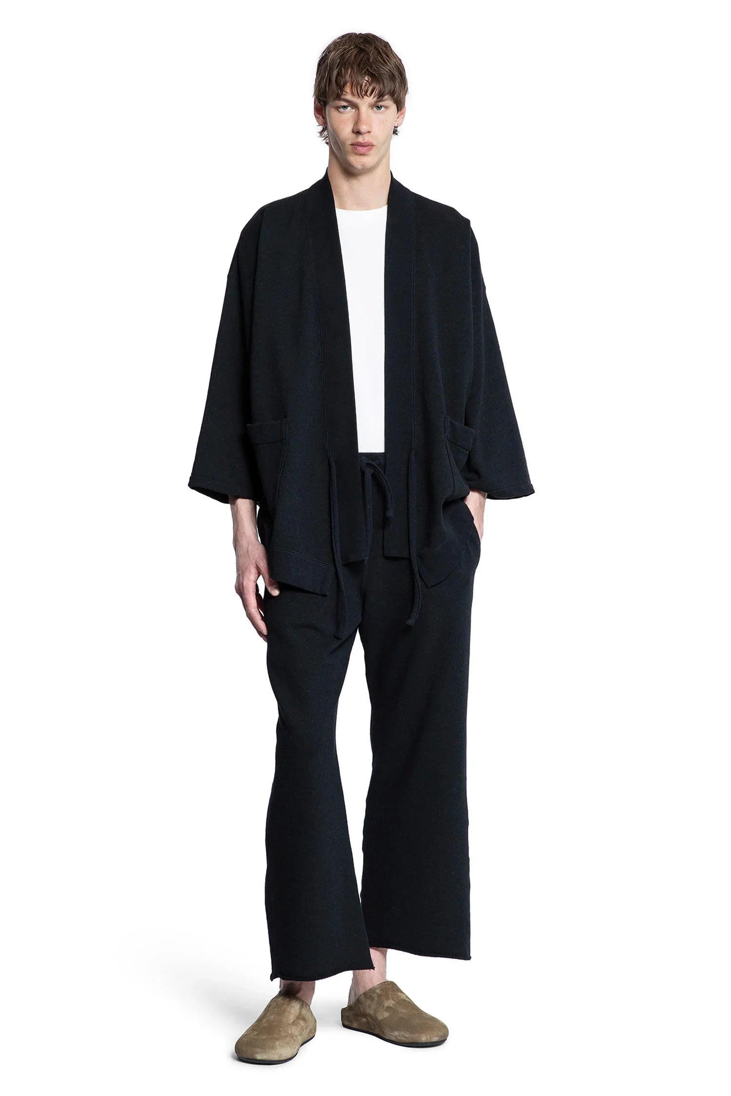 MYTHINKS MAN BLACK KNITWEAR - Antonioli.eu