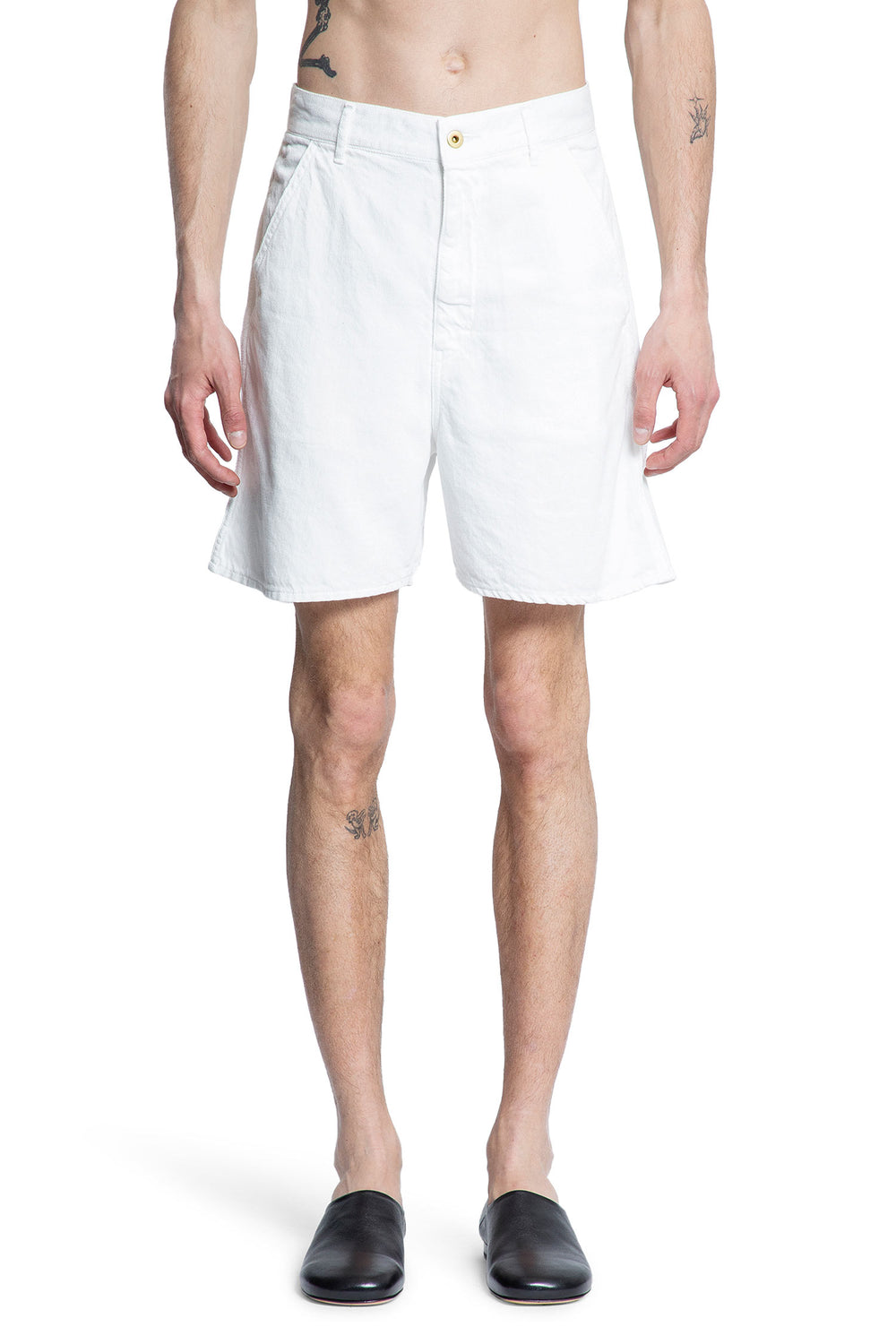 MYTHINKS MAN WHITE SHORTS & SKIRTS