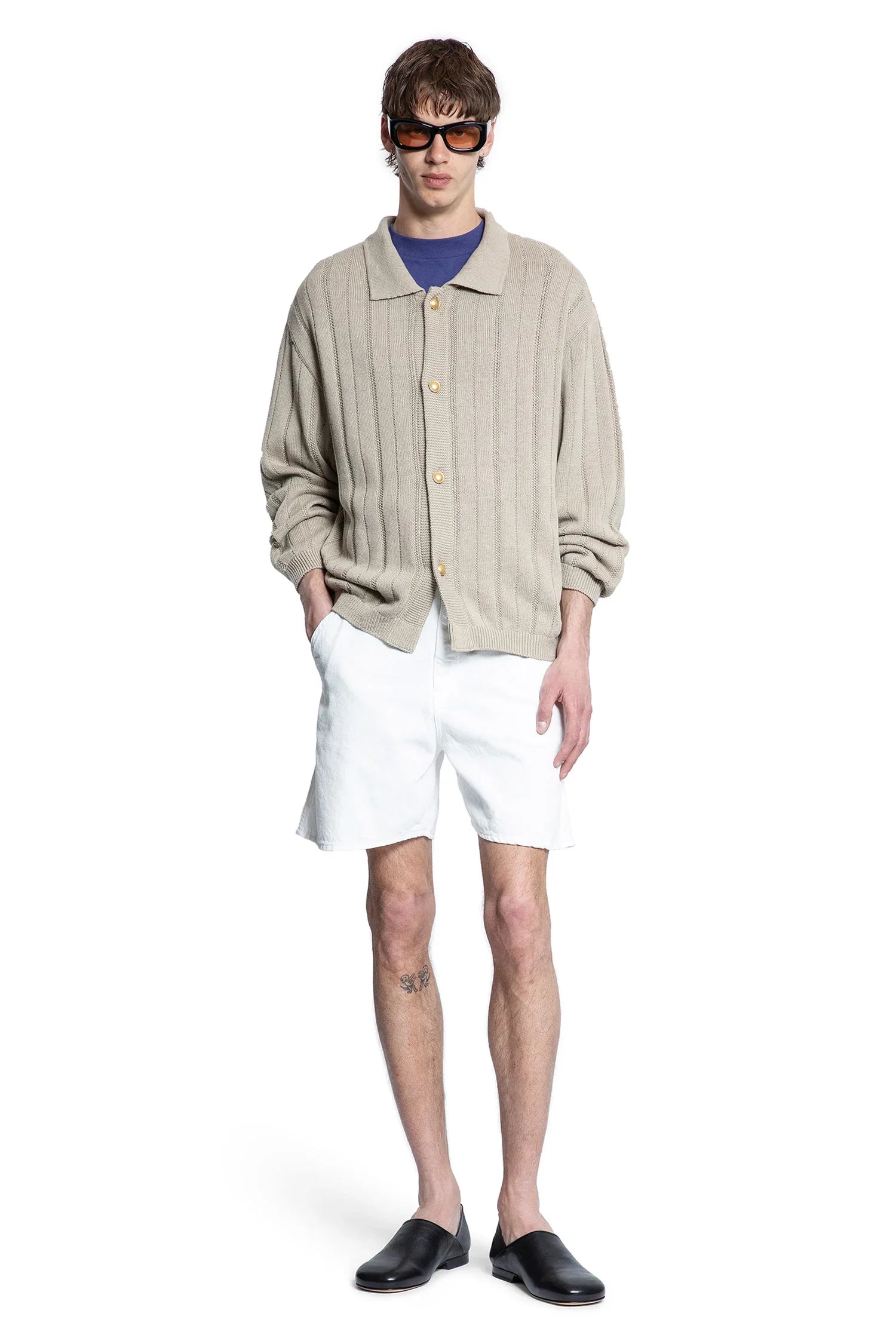 MYTHINKS MAN WHITE SHORTS & SKIRTS - Antonioli.eu