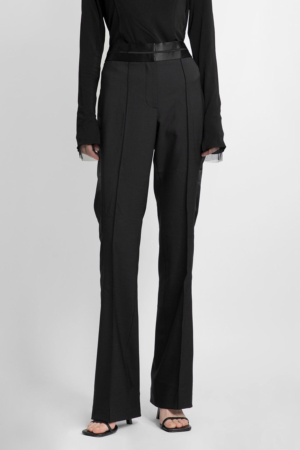 Seamed Bootcut Pants - HELMUT LANG, Luxury Designer Fashion