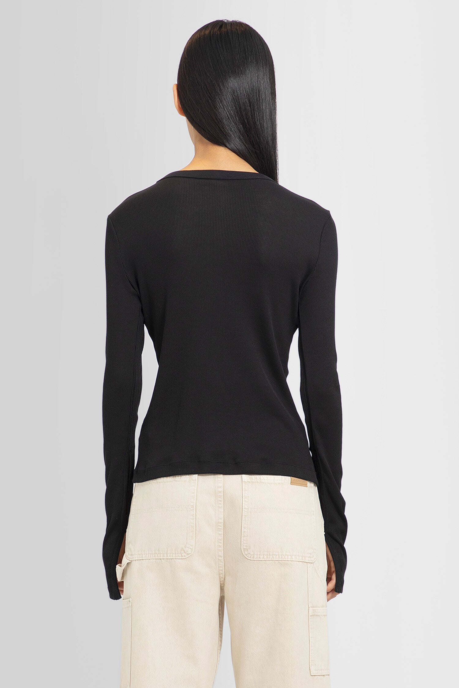 HELMUT LANG WOMAN BLACK KNITWEAR