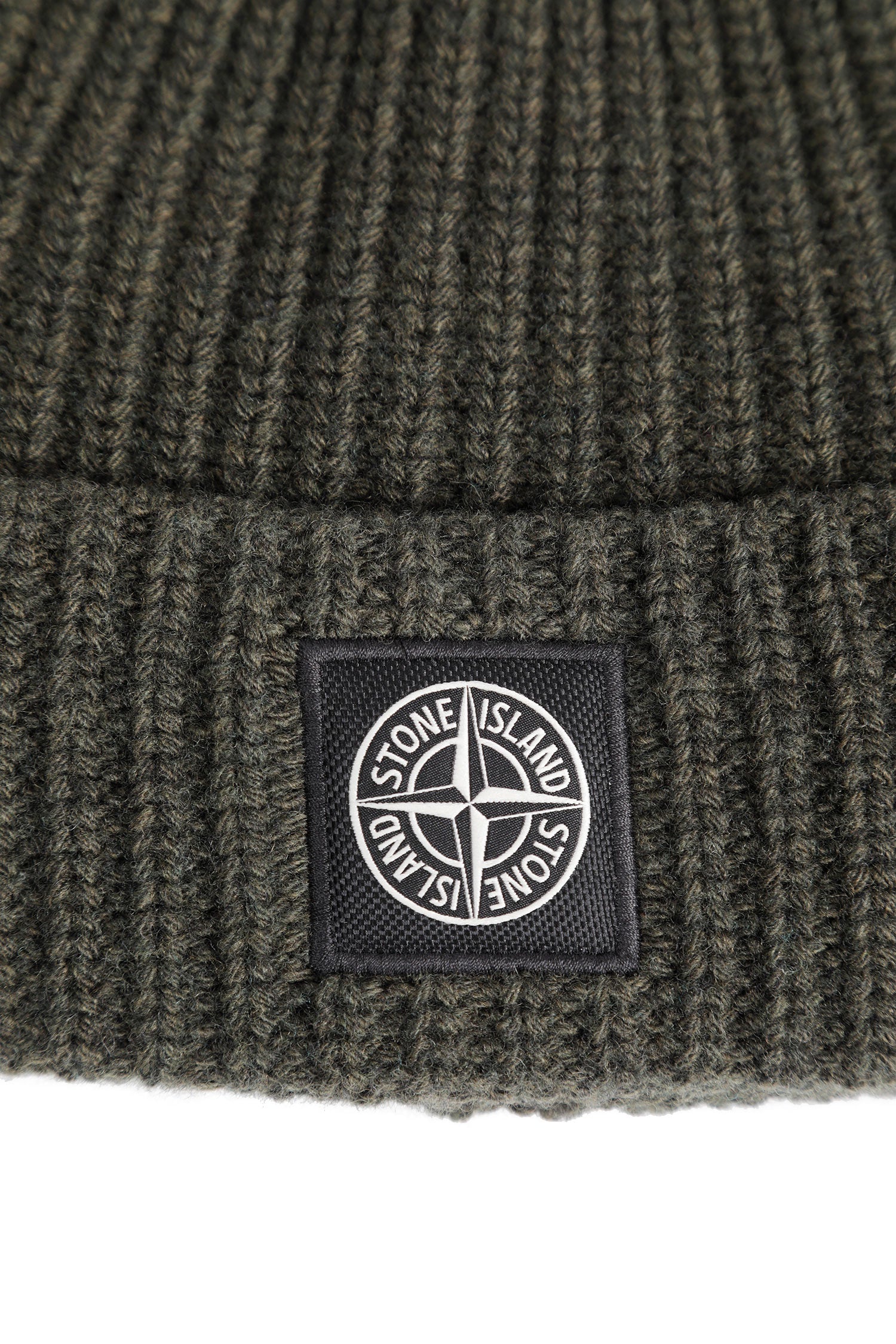 STONE ISLAND N100012 Ribbed Knit Beanie man