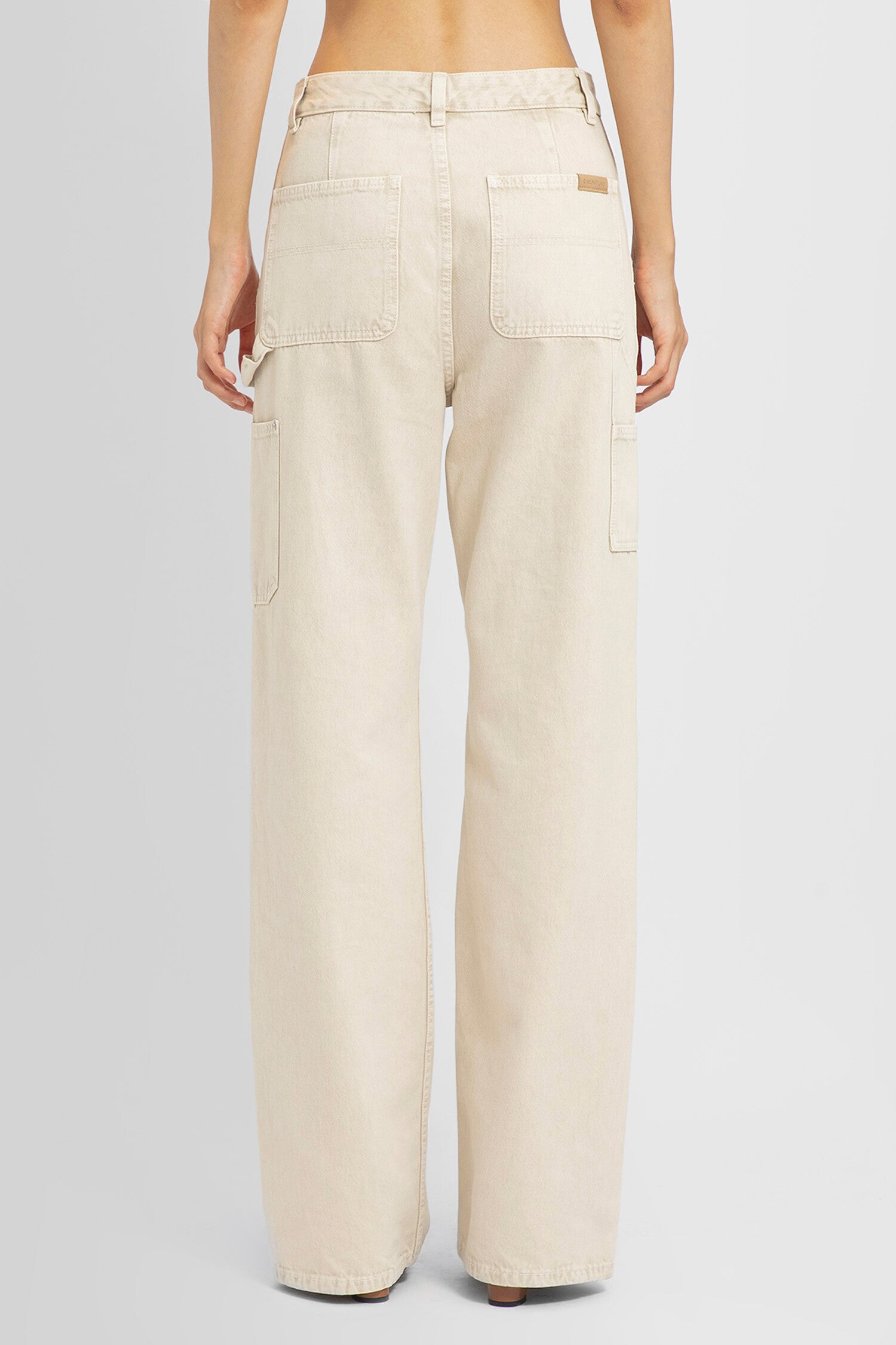 HELMUT LANG WOMAN BEIGE JEANS