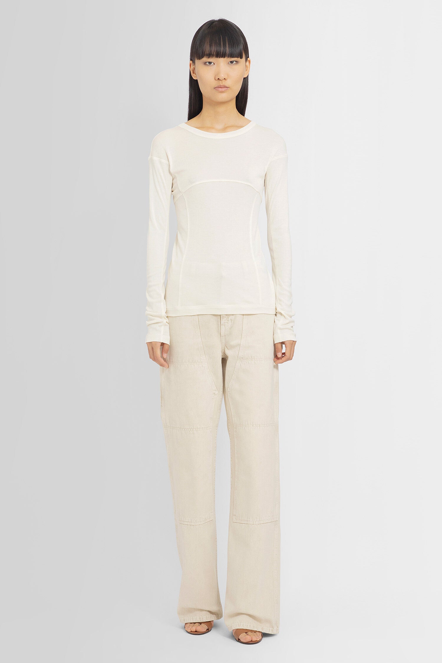 HELMUT LANG WOMAN OFF-WHITE TOPS - HELMUT LANG - TOPS