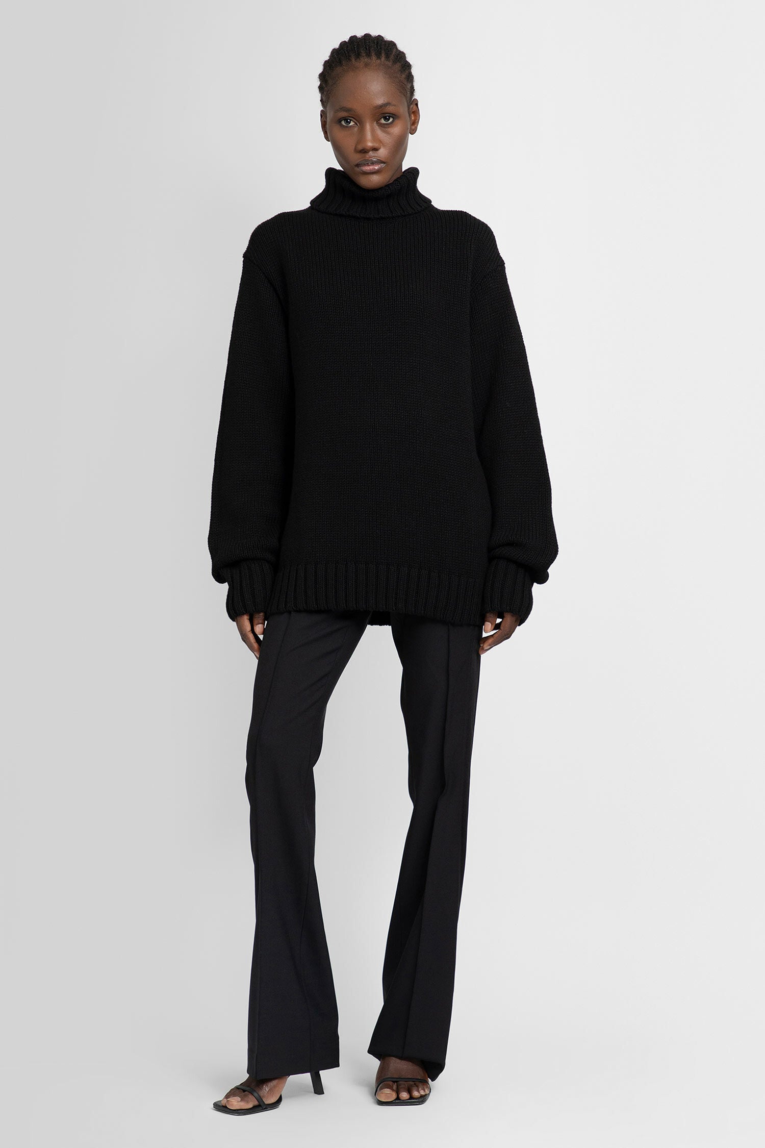 HELMUT LANG WOMAN BLACK KNITWEAR