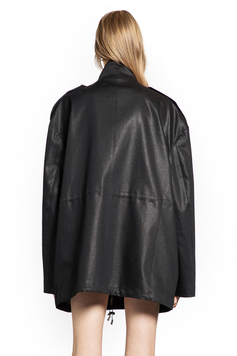 NENSI DOJAKA WOMAN BLACK COATS