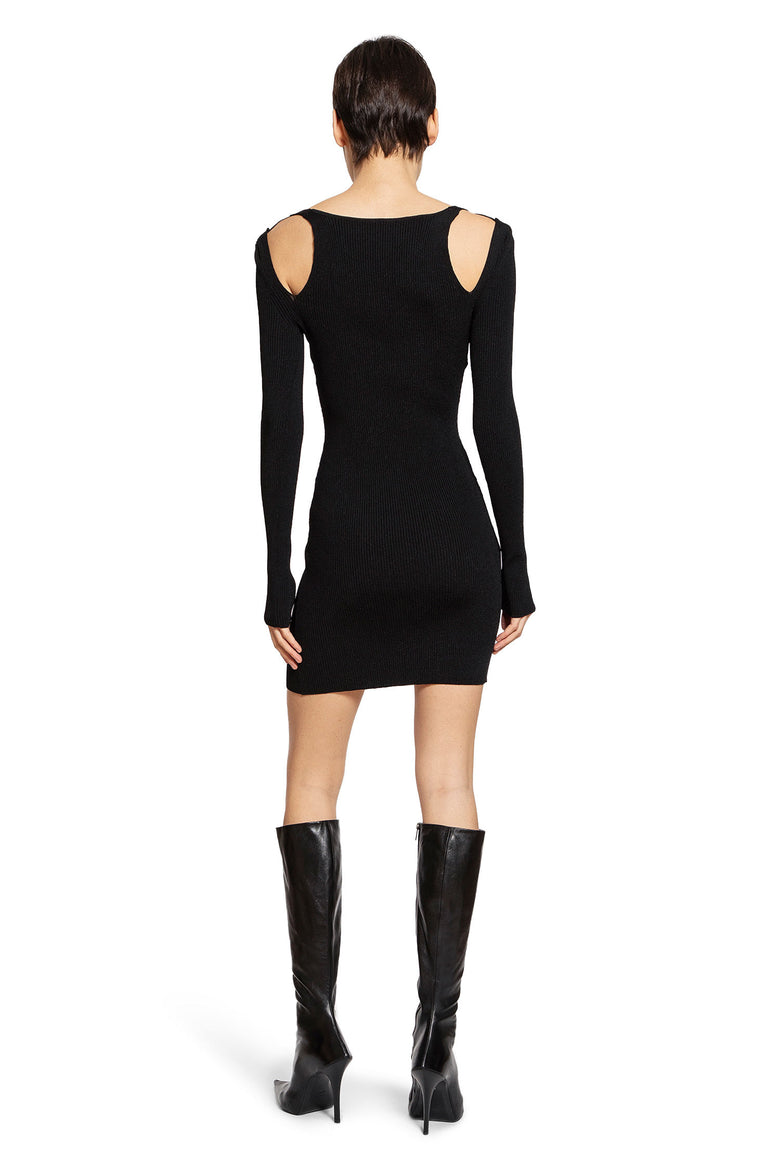Contour Ribbed Knit Mini Dress