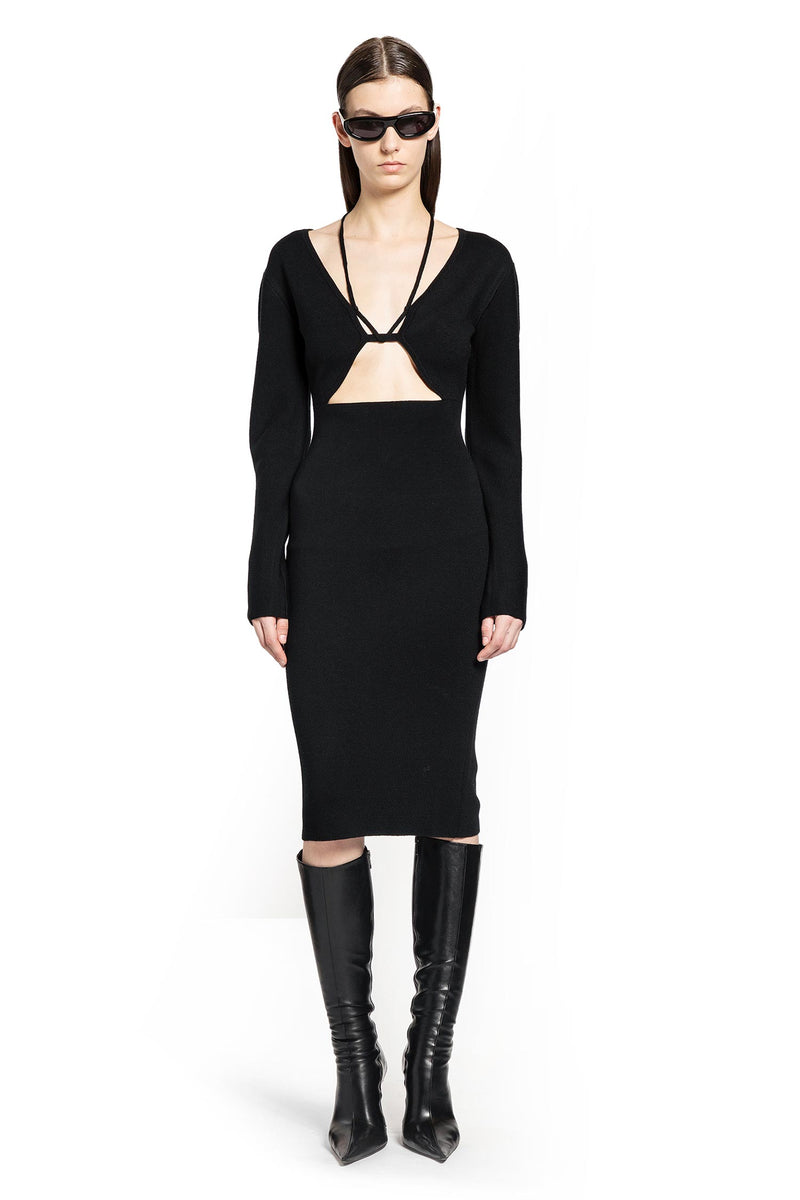 Halterneck Jumper Midi Dress