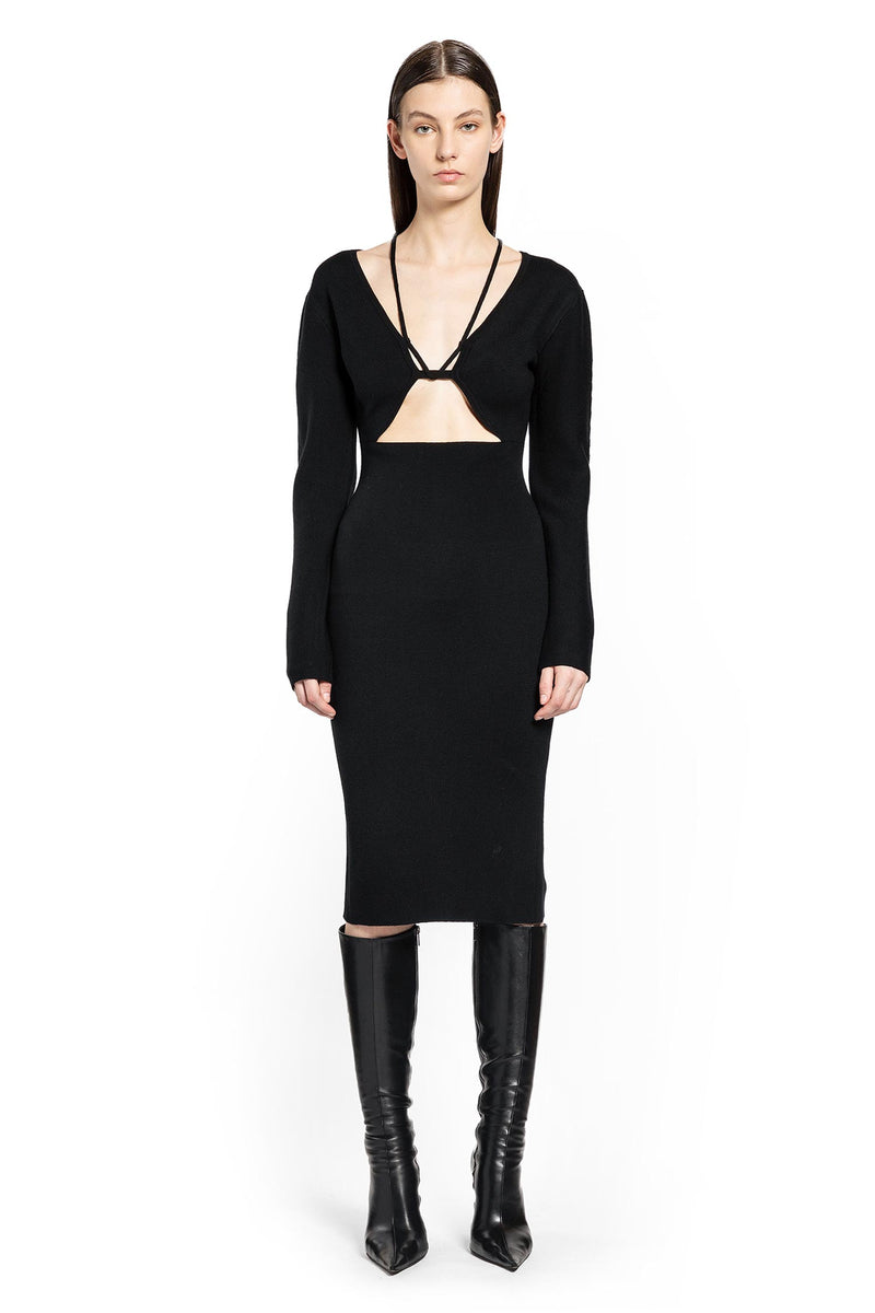 Halterneck Jumper Midi Dress