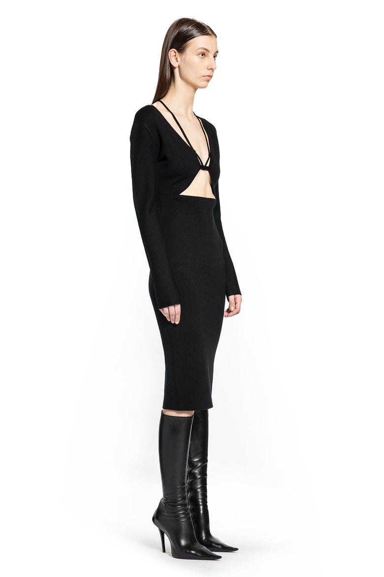 Halterneck Jumper Midi Dress