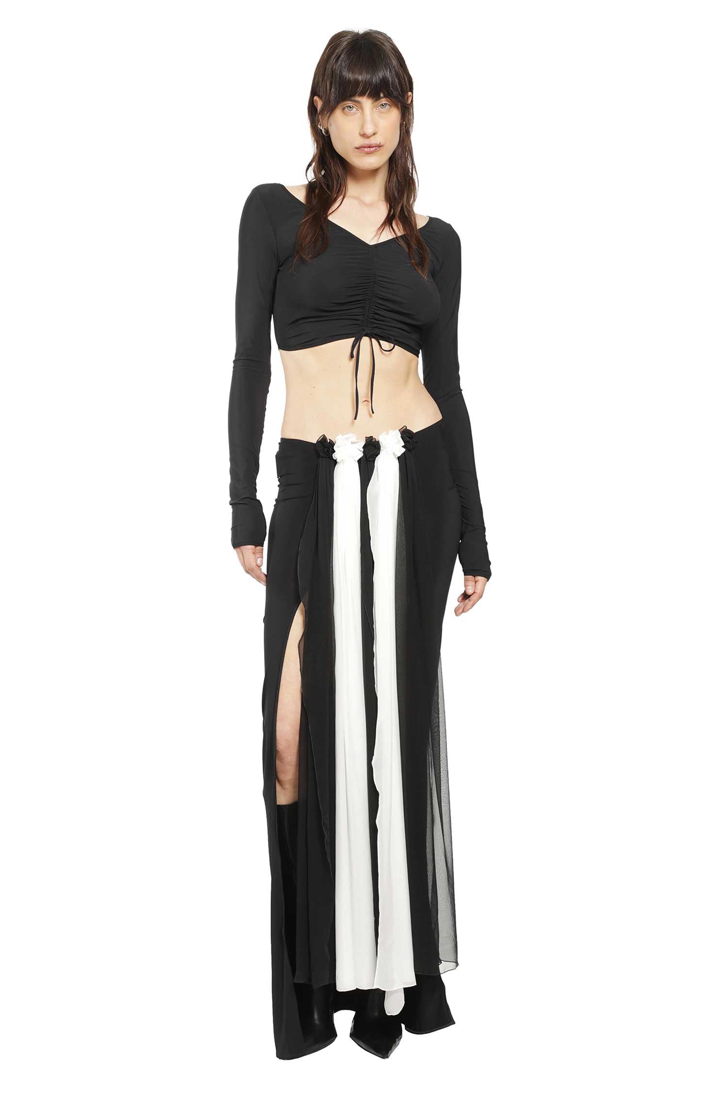 NENSI DOJAKA Carnation Long Skirt woman