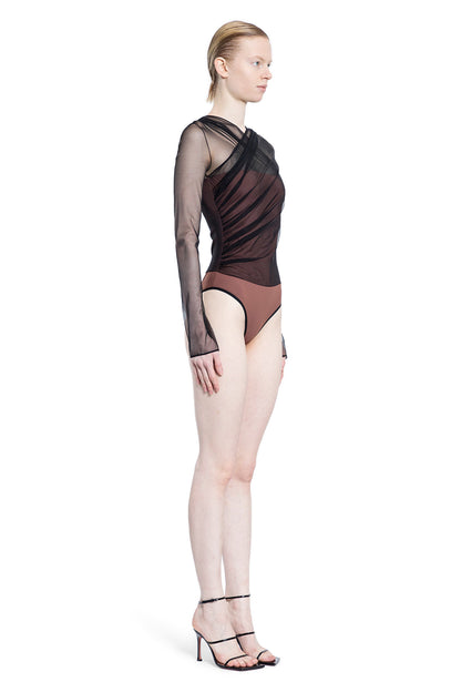 NENSI DOJAKA WOMAN BLACK BODYSUITS