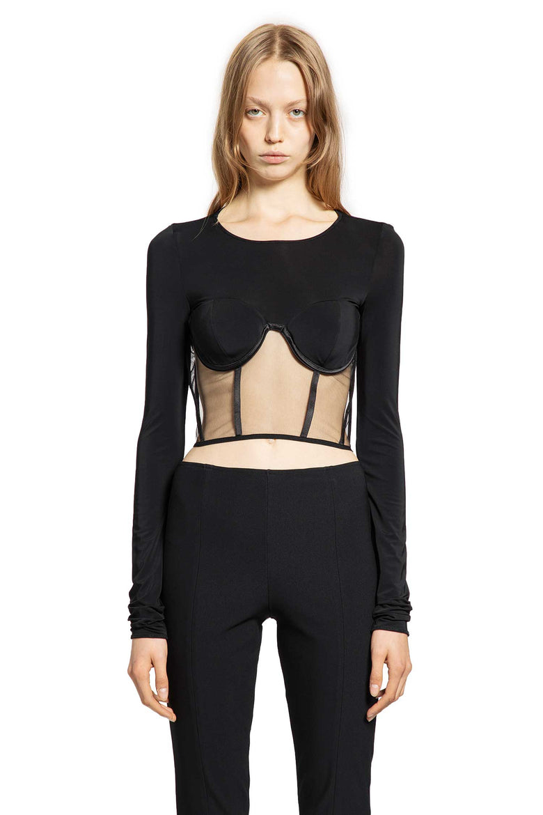 NENSI DOJAKA WOMAN BLACK TOPS