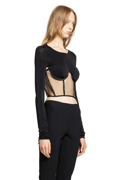 NENSI DOJAKA WOMAN BLACK TOPS