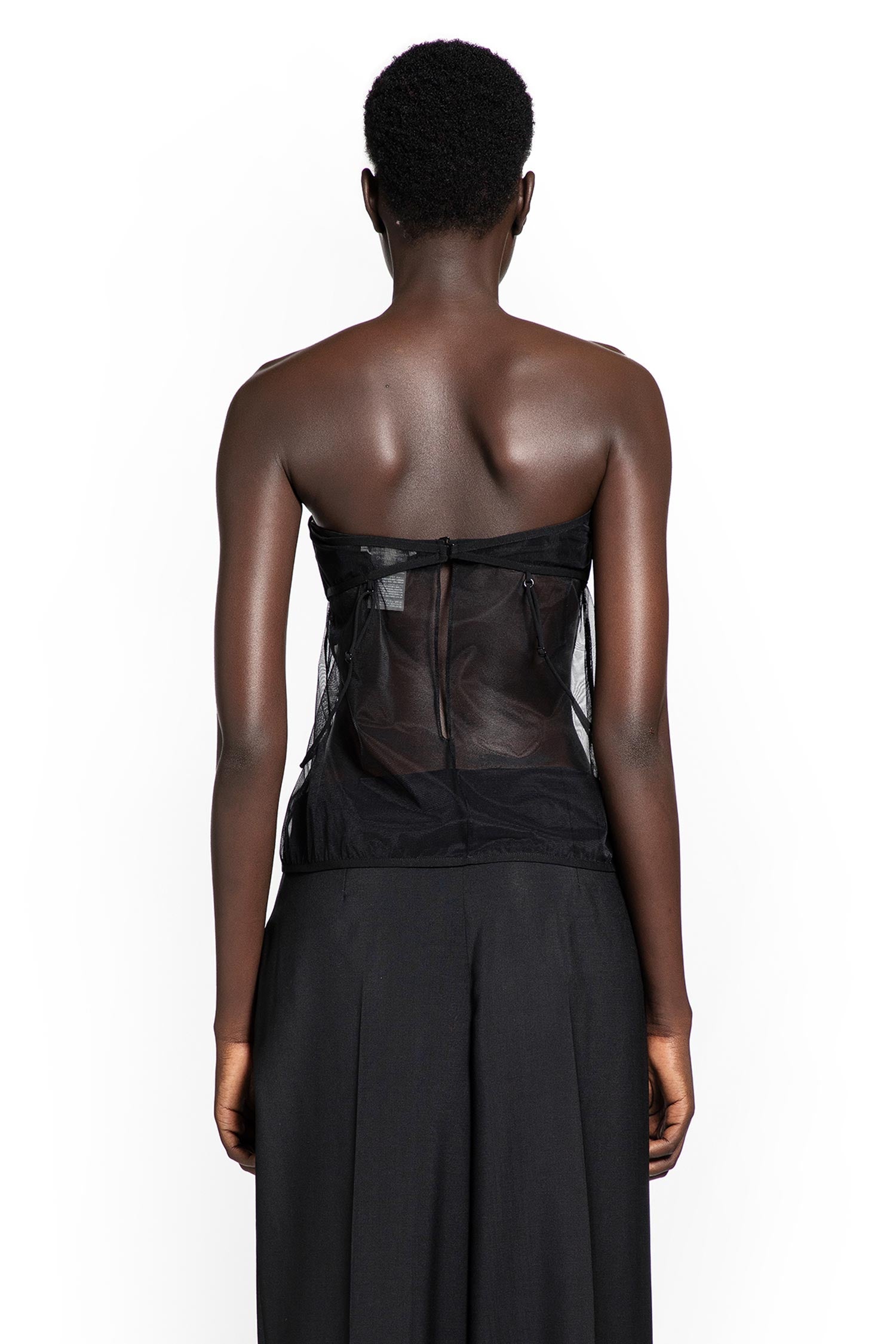 Upside Down Pleated Bra Top