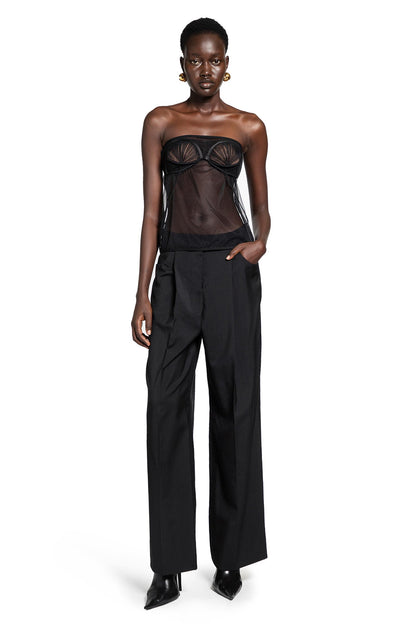 Upside Down Pleated Bra Top