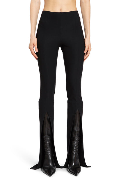 Fitted Trousers with Front Split