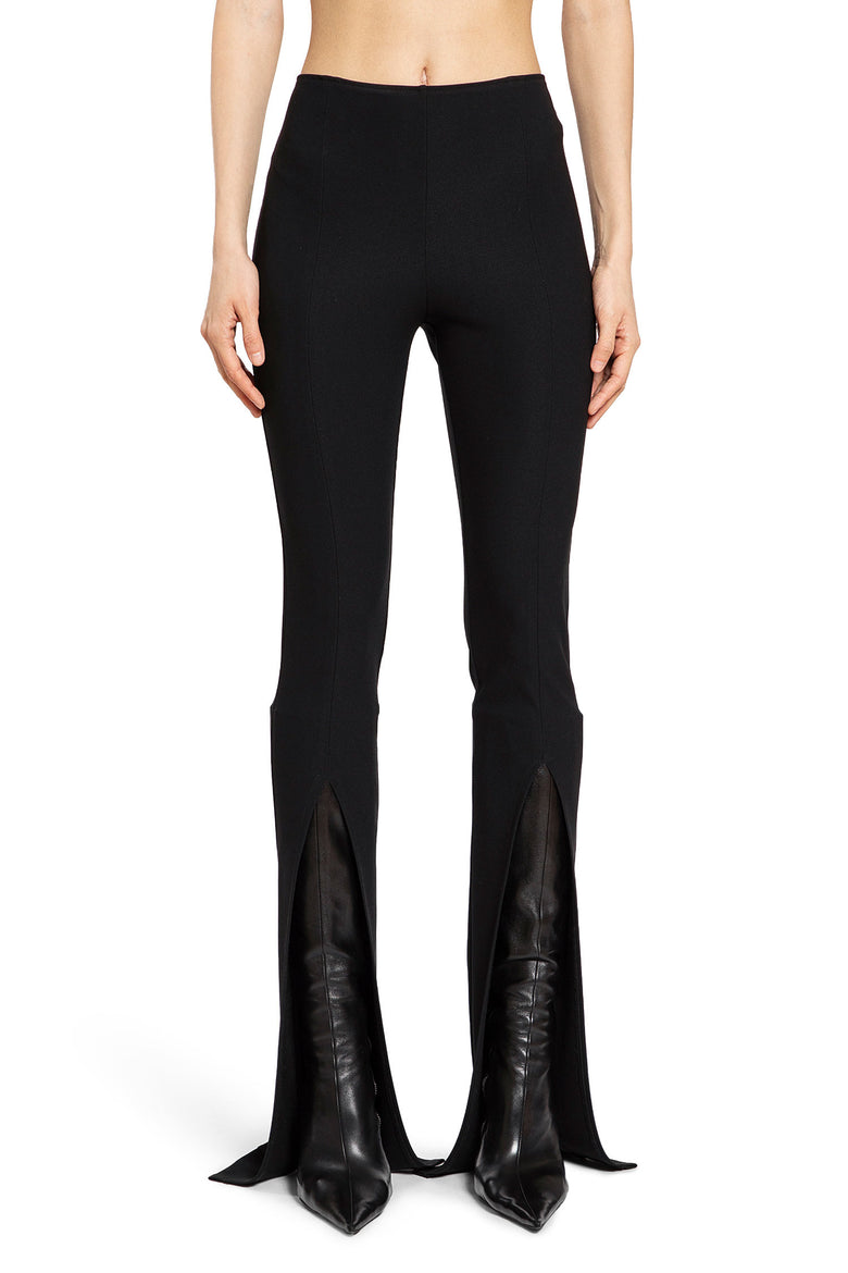 Fitted Trousers with Front Split