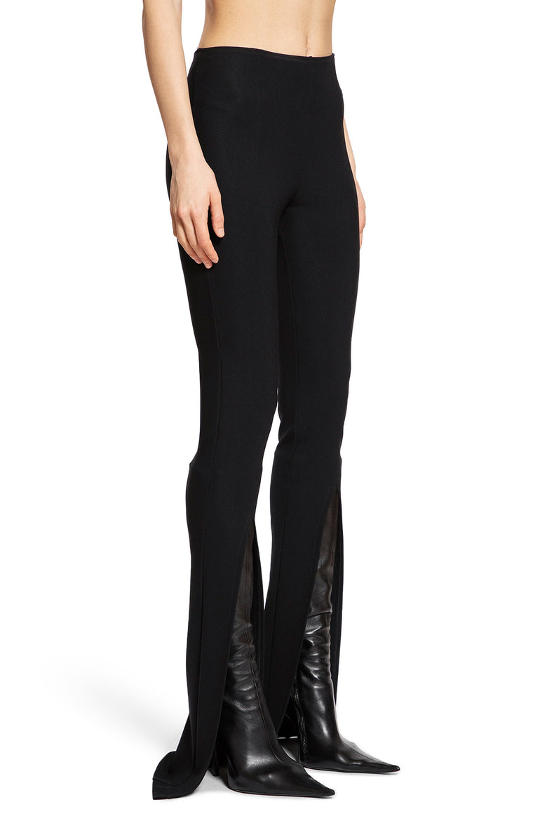 Fitted Trousers with Front Split