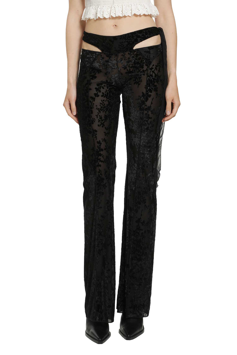 DAISY Night Flowers Leggings woman
