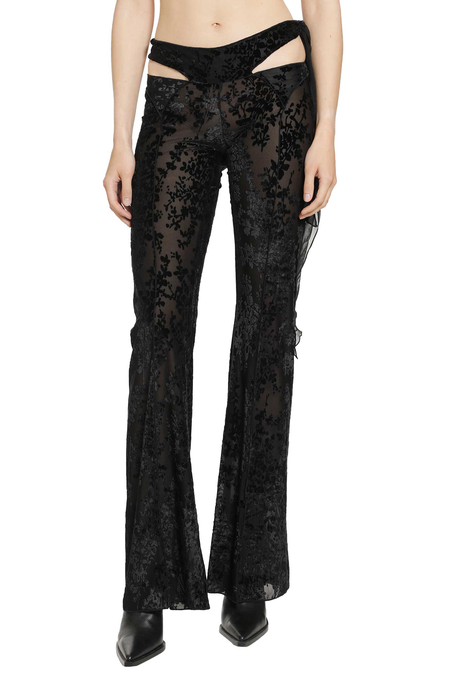 DAISY Night Flowers Leggings woman