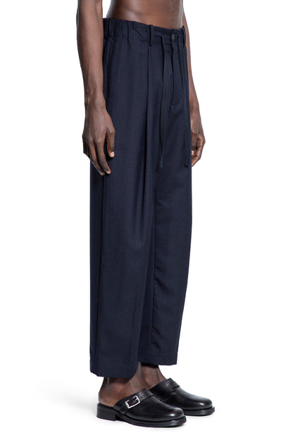 STUDIO NICHOLSON MAN BLUE TROUSERS