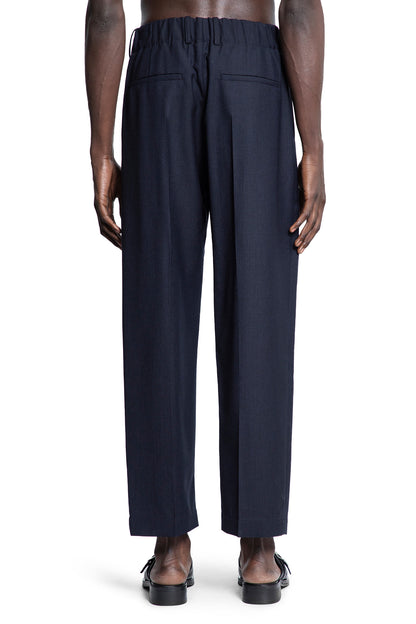 STUDIO NICHOLSON MAN BLUE TROUSERS