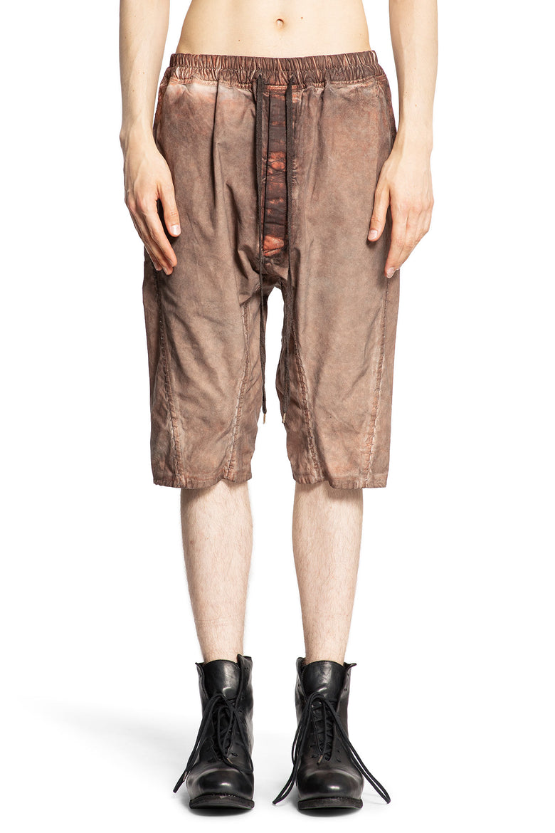 ISAAC SELLAM MAN BROWN SHORTS & SKIRTS