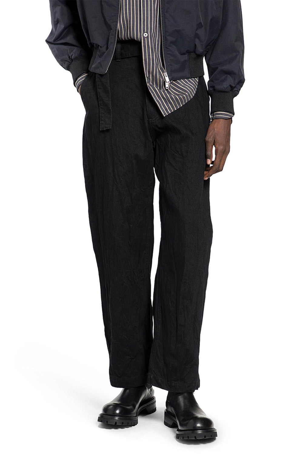 STUDIO NICHOLSON Now Crinkle Jeans man