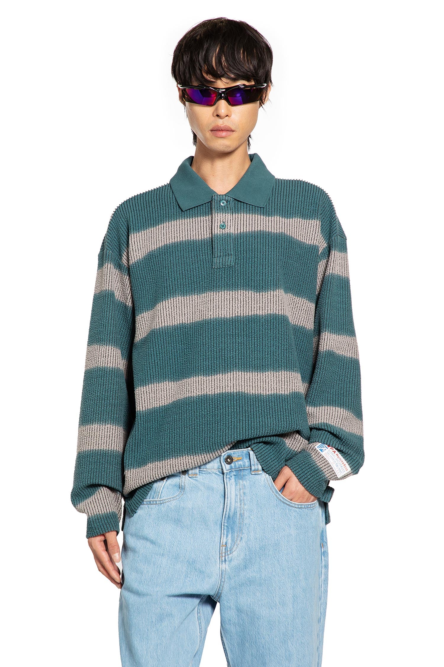 E-LION Rep Stripe Polo - Antonioli.eu