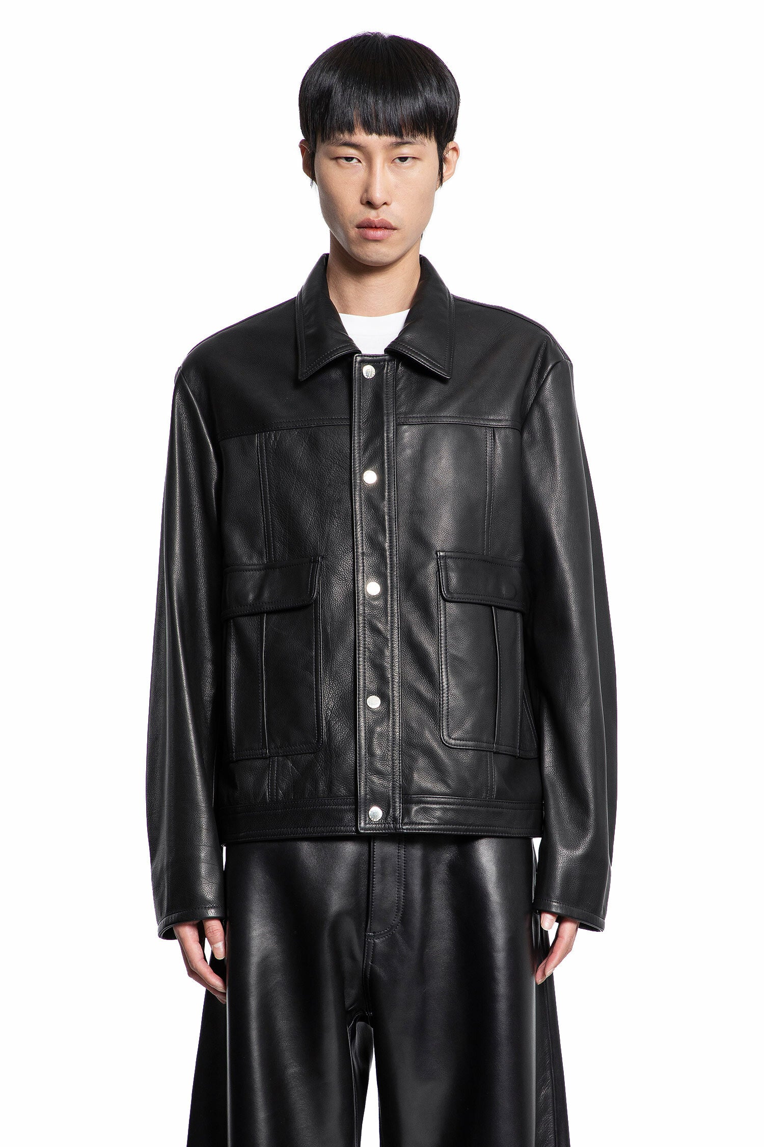 NICOLO ROMANO MAN BLACK JACKETS