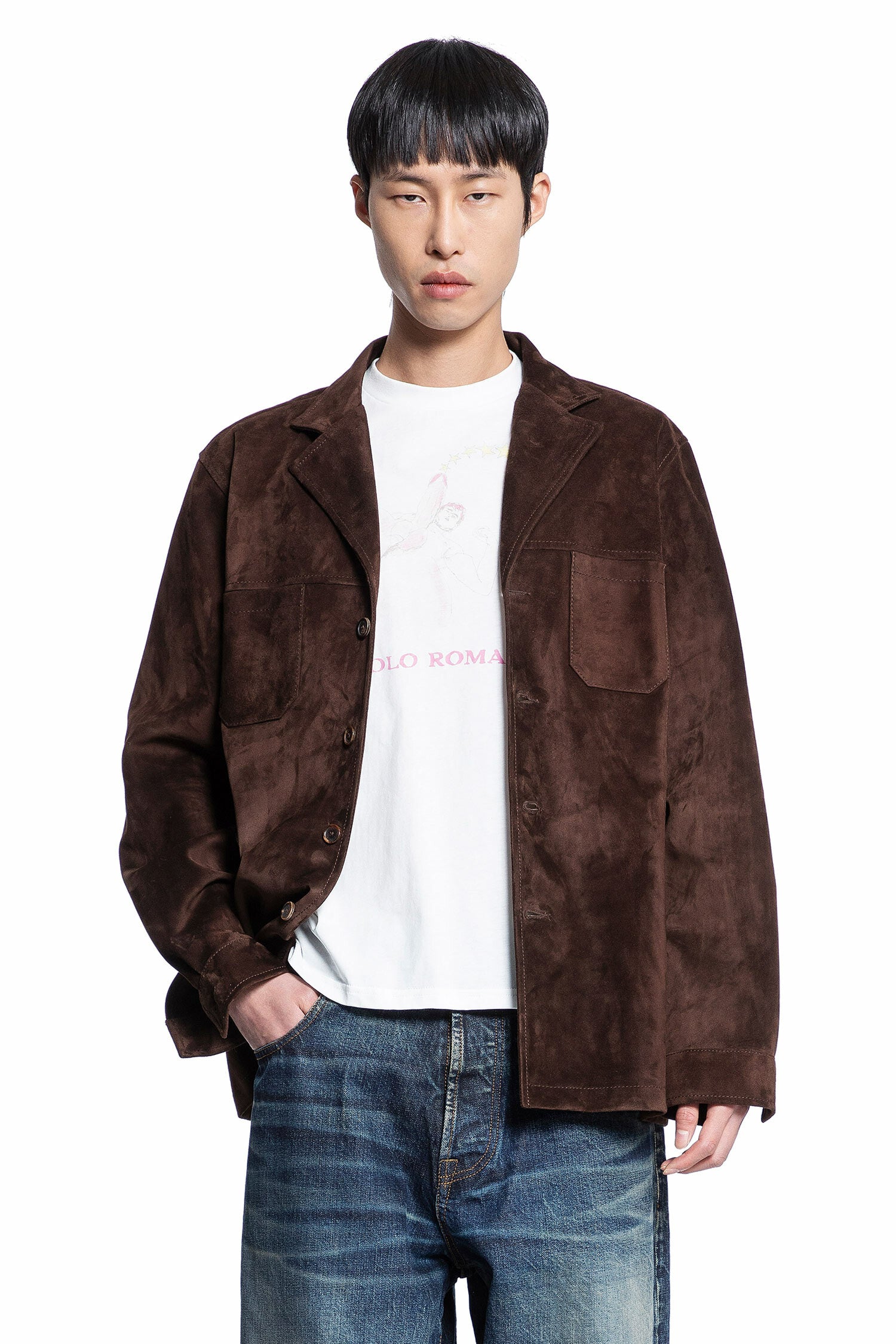 NICOLO ROMANO MAN BROWN JACKETS