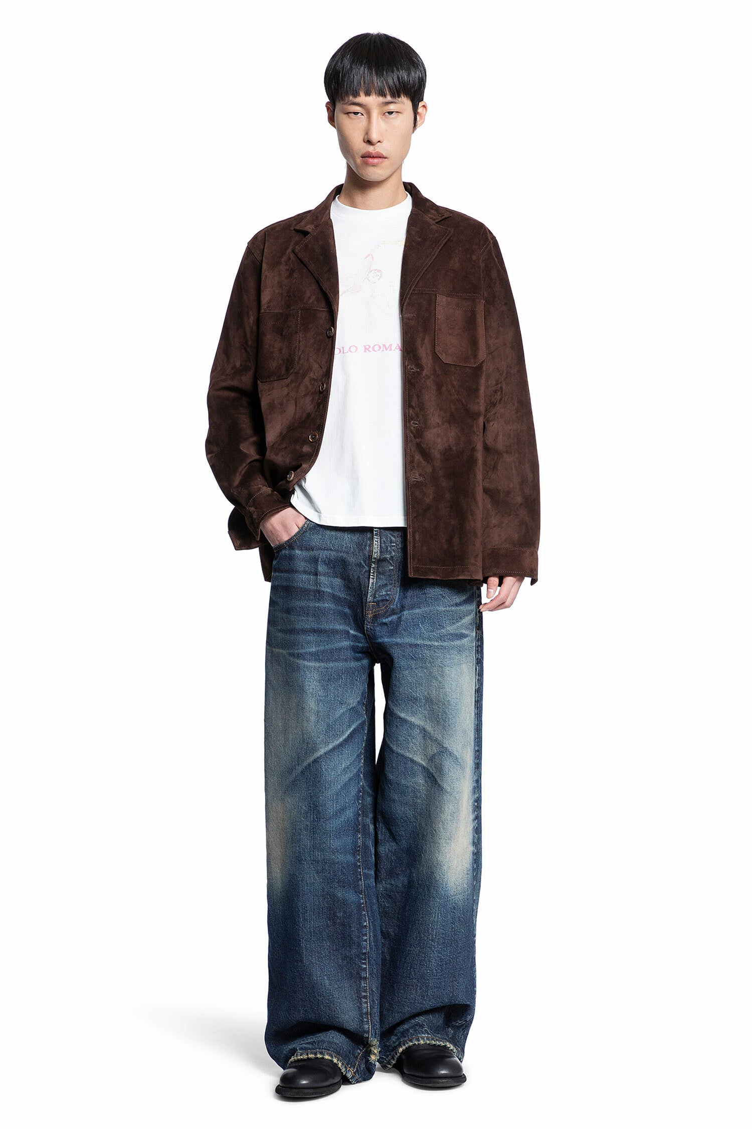 NICOLO ROMANO MAN BROWN JACKETS