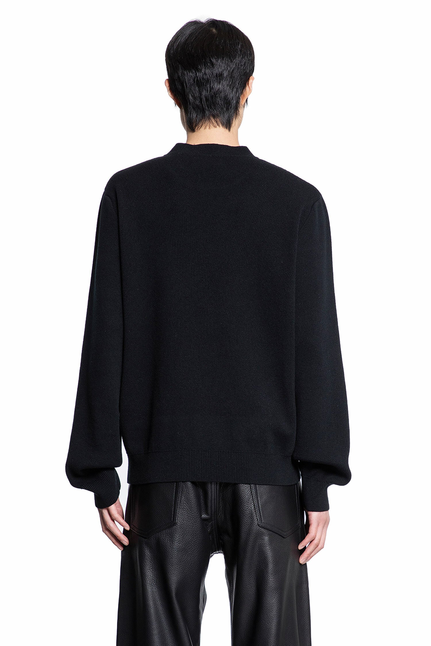 NICOLO ROMANO MAN BLACK KNITWEAR