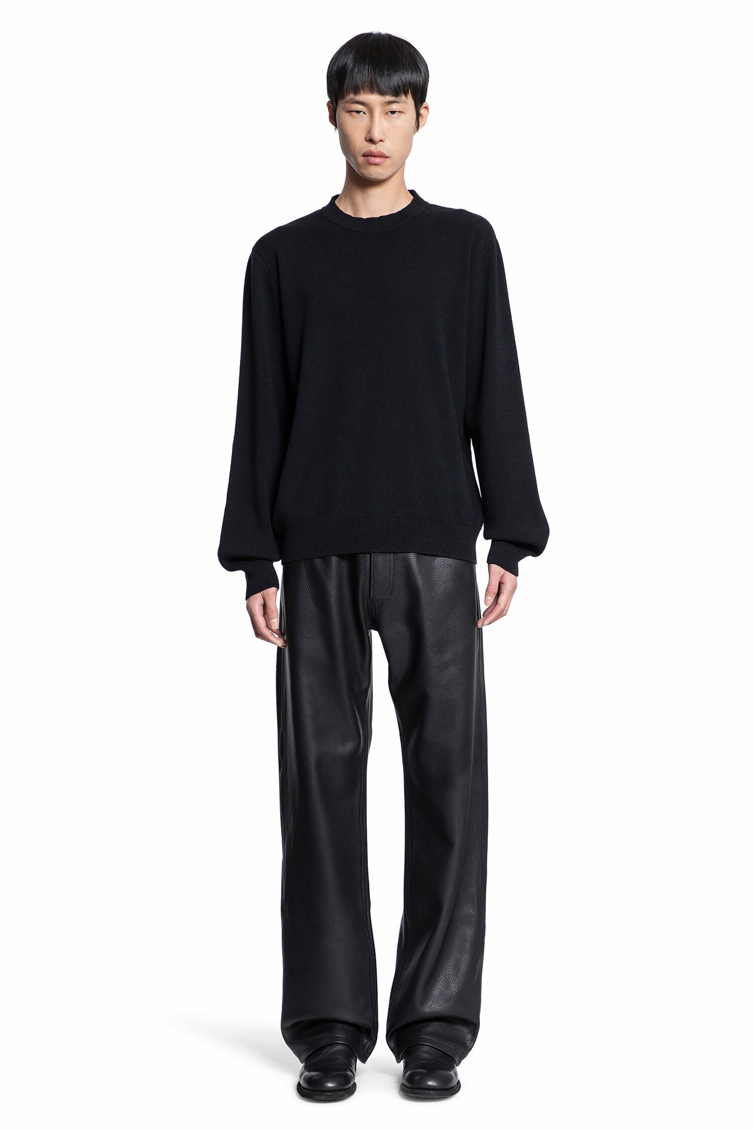 NICOLO ROMANO MAN BLACK KNITWEAR