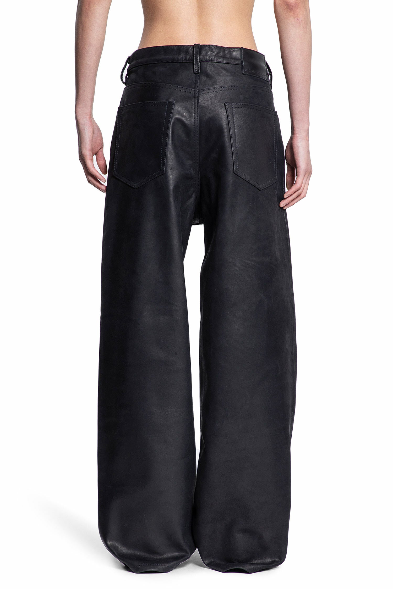 NICOLO ROMANO MAN BLACK TROUSERS