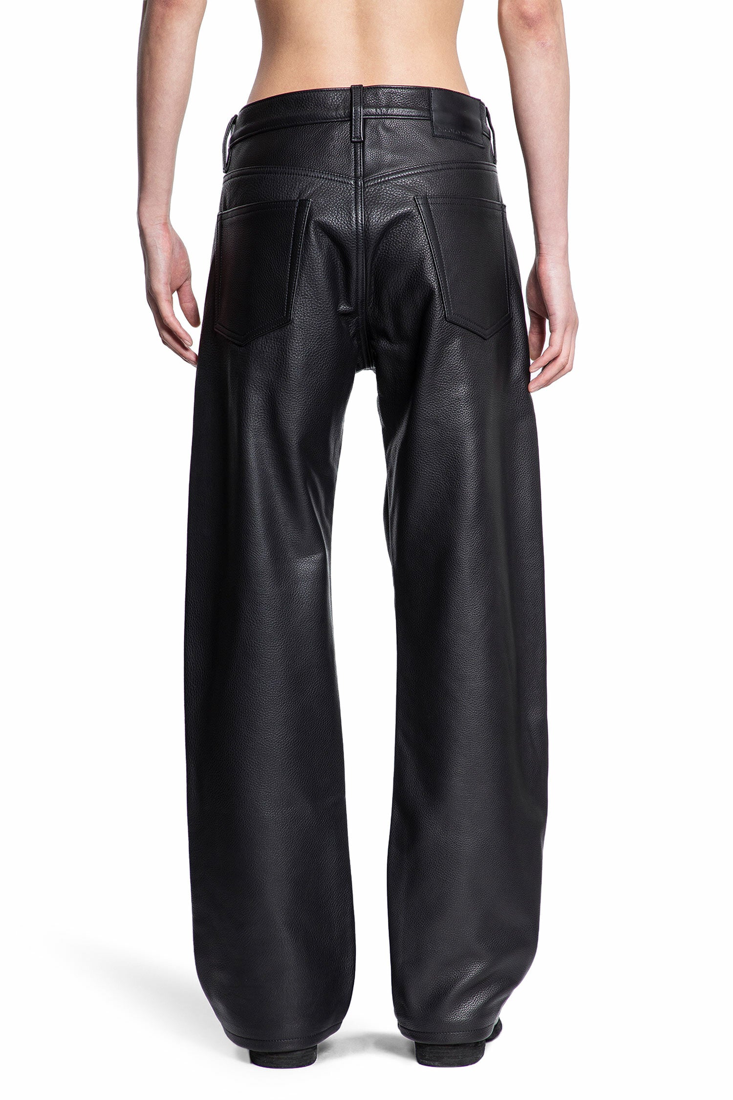 NICOLO ROMANO MAN BLACK TROUSERS