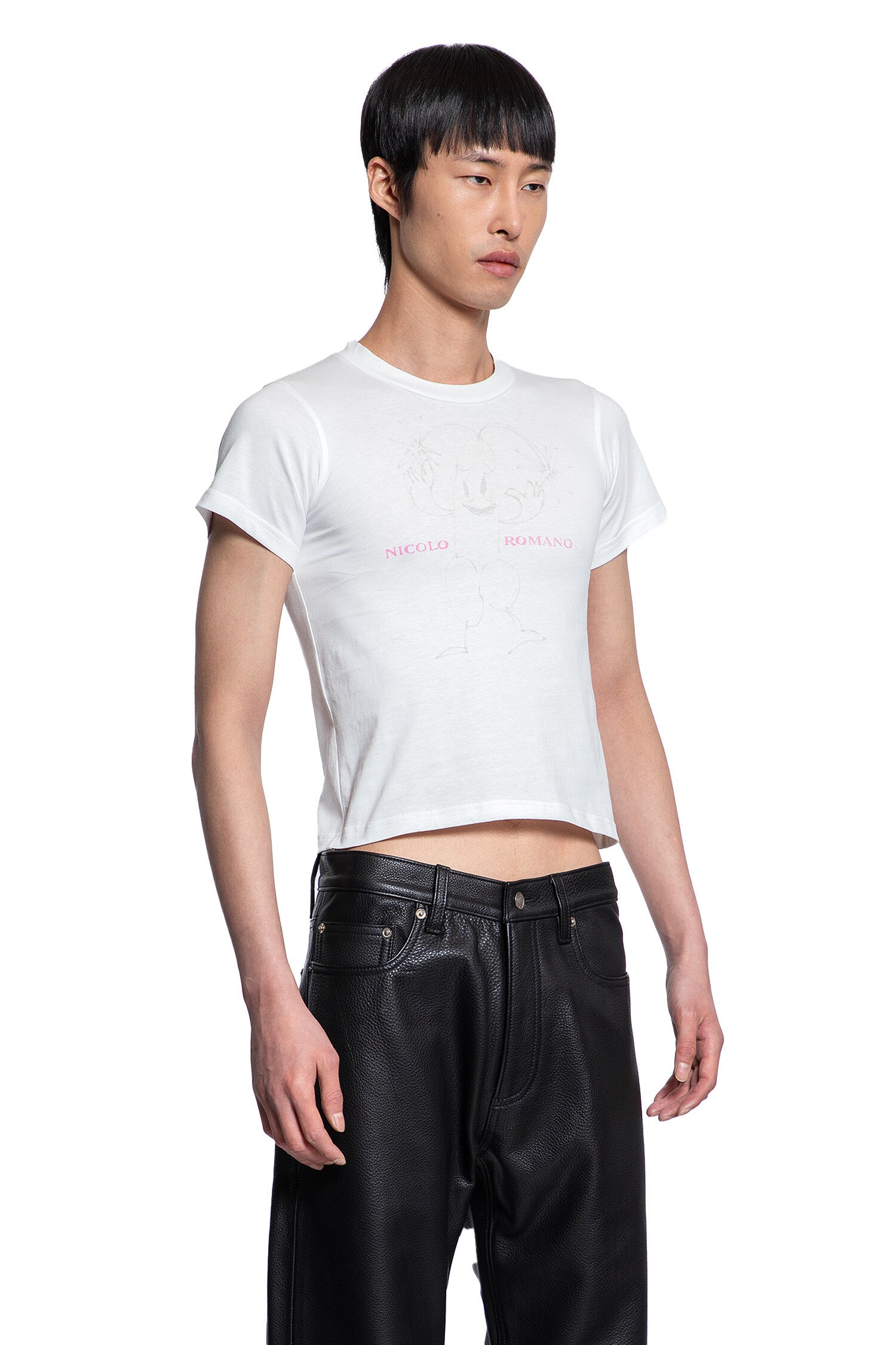 NICOLO ROMANO MAN WHITE T-SHIRTS & TANK TOPS