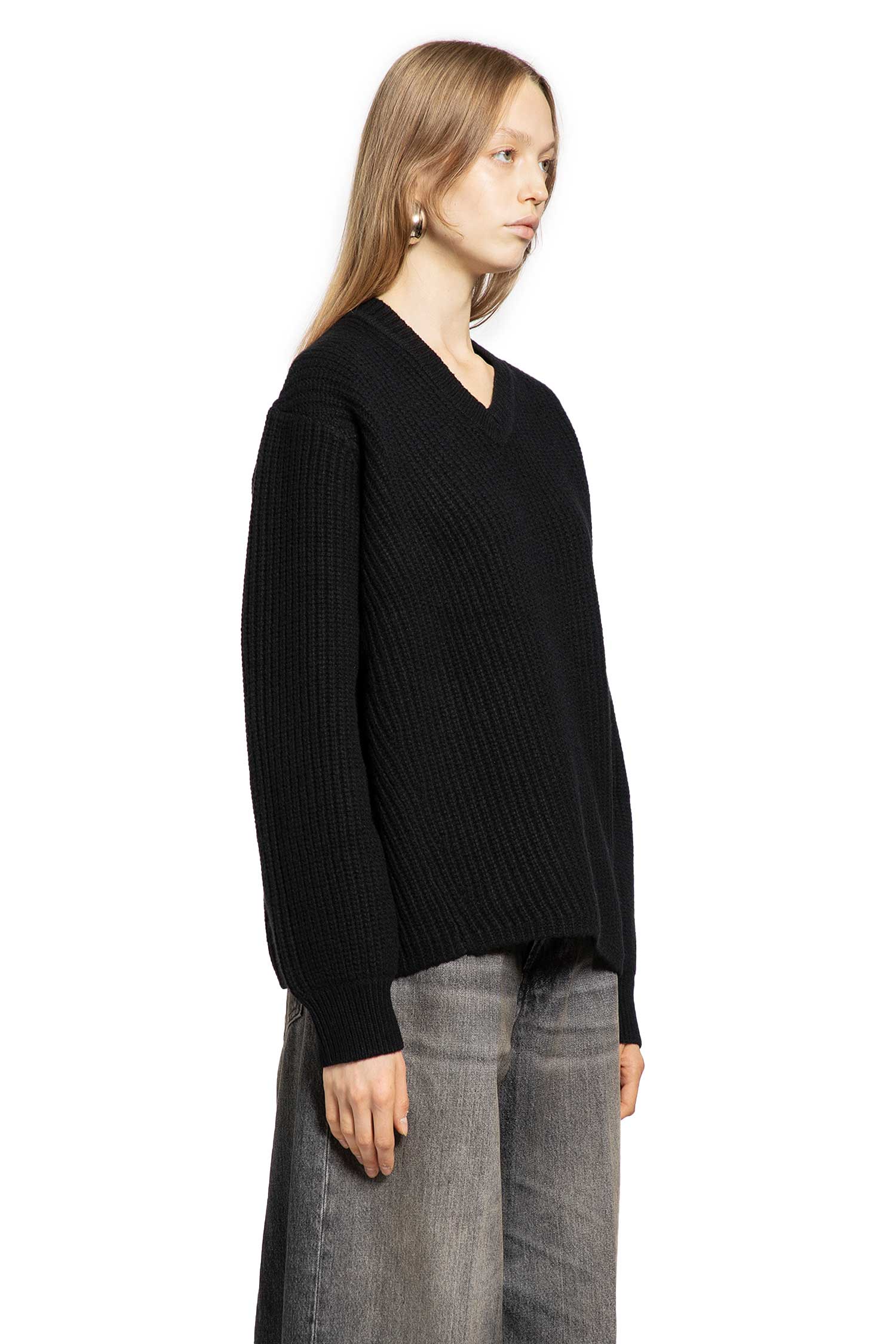 6397 WOMAN BLACK KNITWEAR