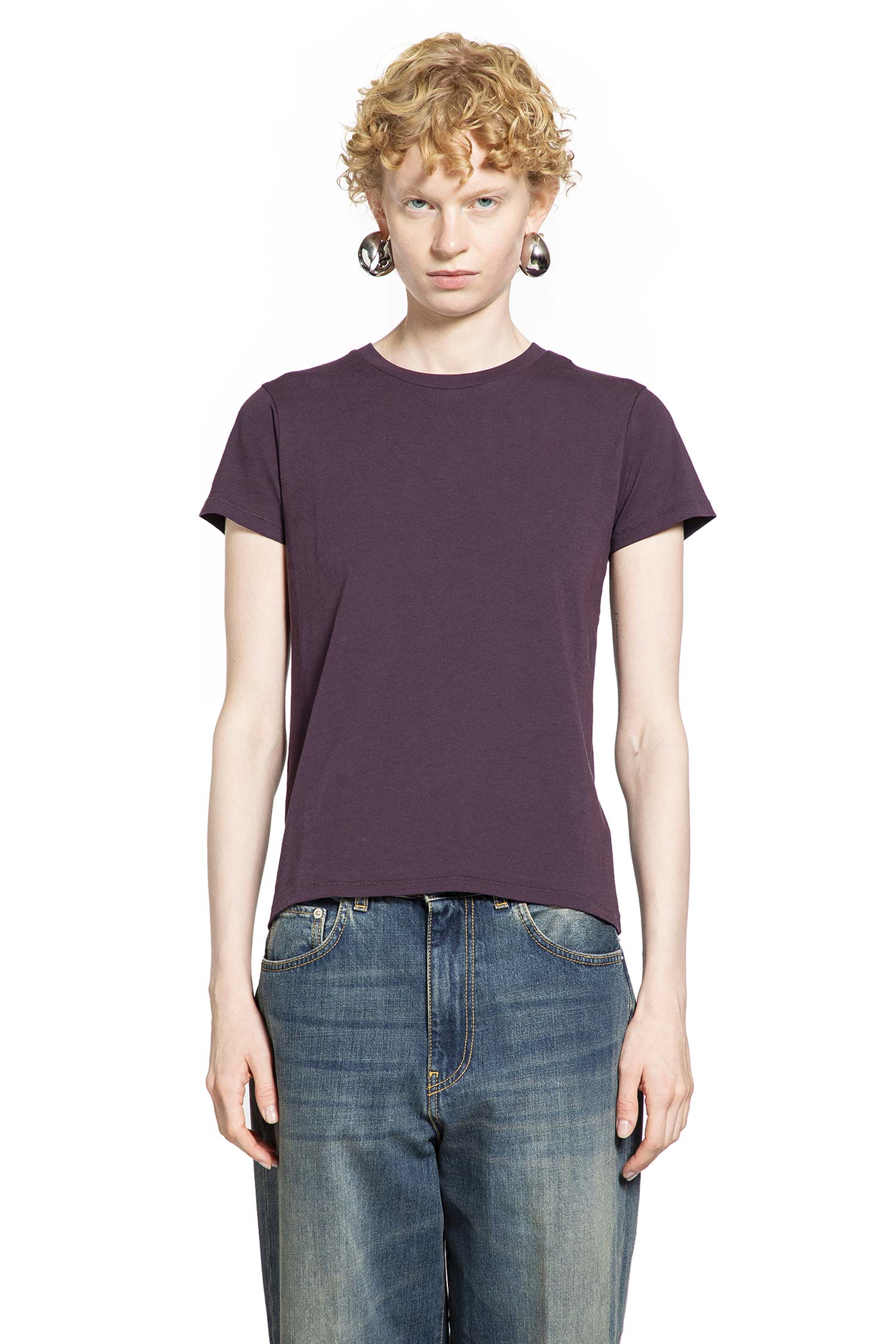 6397 WOMAN PURPLE T-SHIRTS & TANK TOPS