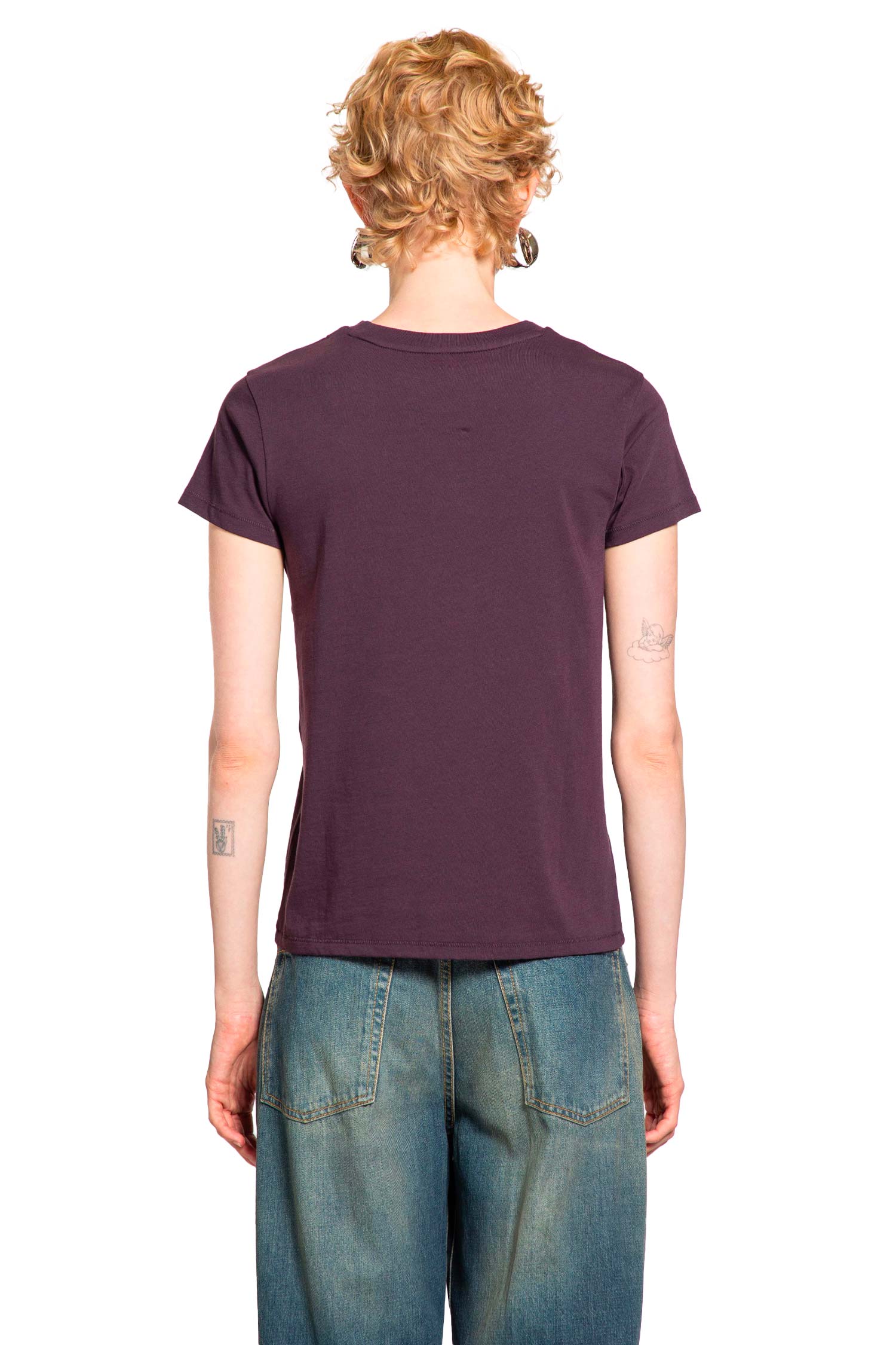 6397 WOMAN PURPLE T-SHIRTS & TANK TOPS